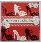 Joy!Crafts plantilla de perforación: dos zapatos, a sólo 1 en stock