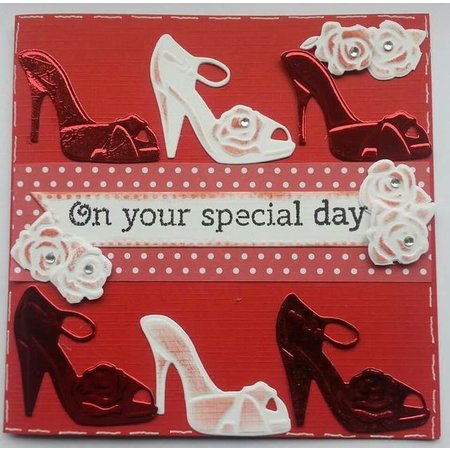Joy!Crafts plantilla de perforación: dos zapatos, a sólo 1 en stock