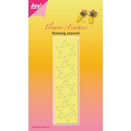 Joy!Crafts Stanzschablone: 4 Blumen mit 6 Blütenblätter