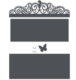 Sizzix template perfuração: Projeto de cartão Filigranes