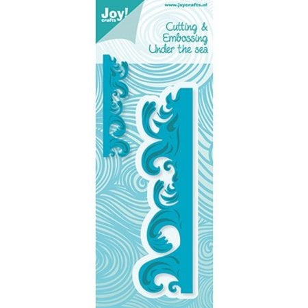 Joy!Crafts und JM Creation Bokse - og embossing mappe: Borduur med bølger