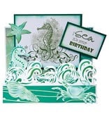 Joy!Crafts und JM Creation Bokse - og embossing mappe: Borduur med bølger