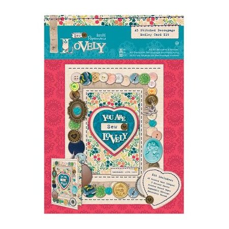 Exlusiv Cucito: A5 Decoupage Carta Kit Medley-Sew Bella