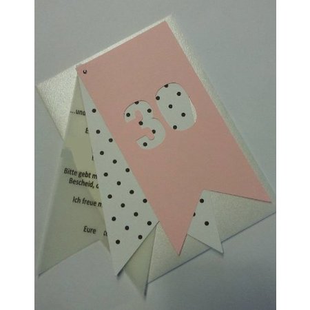 KARTEN und Zubehör / Cards Einladungskarte, Handgemacht