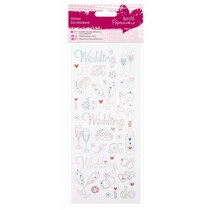 Etiqueta Glitter aponta - casamento