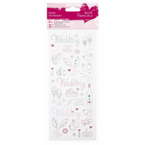 Stickers glitter dots - wedding