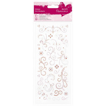 Autocollant Glitter pointe ornements