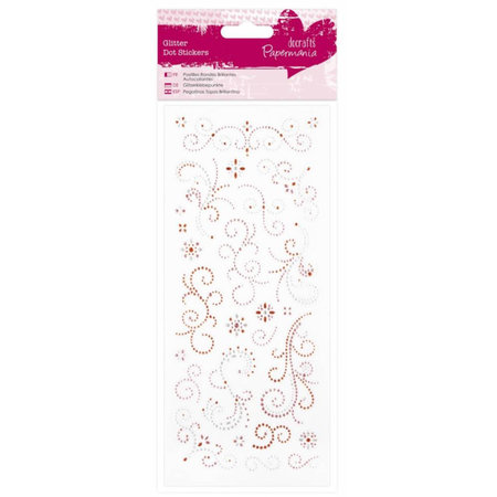 Sticker Etiqueta Glitter aponta ornamentos