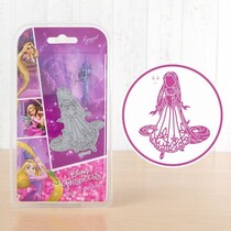 Skæring dør SET: Disney + stemple Drømmende Rapunzel ansigt