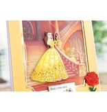 DISNEY Stamping Stencils SET: Disney + stamp Enchanted Belle face