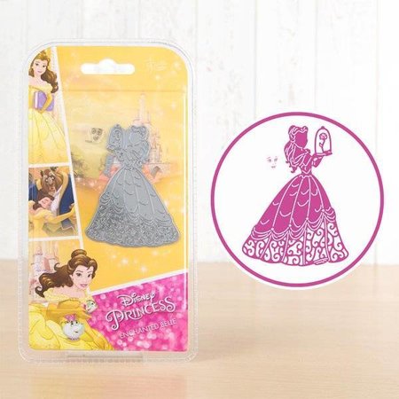DISNEY Stamping Stencils SET: Disney + stamp Enchanted Belle face