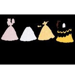 DISNEY Stamping Stencils SET: Disney + stamp Enchanted Belle face