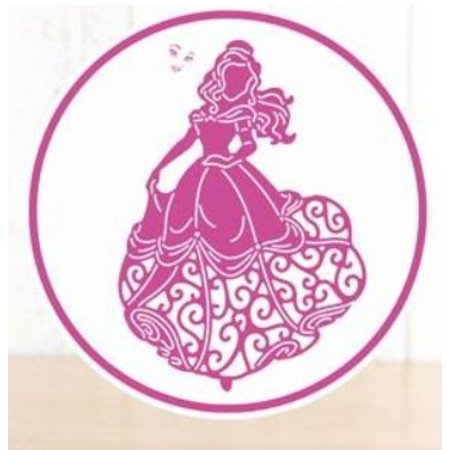 DISNEY Stanzschablonen SET: Disney + Stempel Princess Waltzing Belle Gesicht