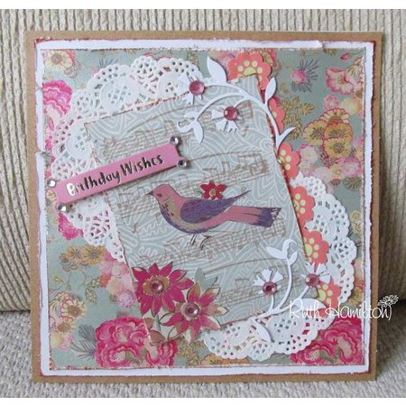 Crafter's Companion Designersblock, peint des fleurs