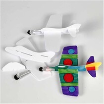 3 Flugzeuge zum Montieren und bemalen!