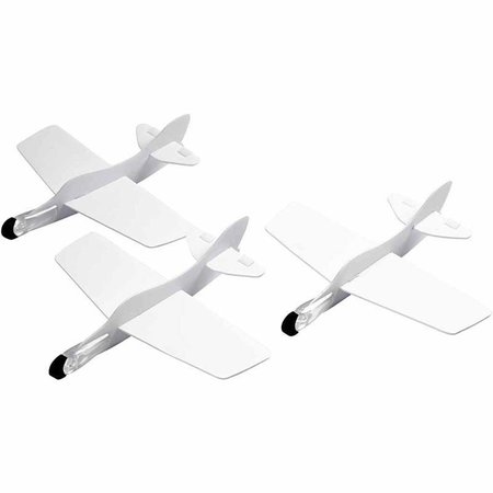 Kinder Bastelsets / Kids Craft Kits 3 avions à monter et à peindre!