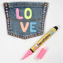 Andere stoffen, 2-4 lijndikte, neon kleuren, assorti 6