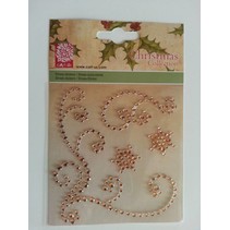 Gemstone Stickers, "ornaments", gold color