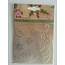 Embellishments / Verzierungen Gemstone Stickers, "ornamenten", transparant