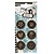 Gorjuss / Santoro Vintage, Metal brads, 6 stykker, Gorjuss