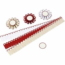 Kit Craft: conjunto de material para 6 pcs rosetas, D: 8 cm, 160 g