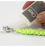 Bastelset: Materialset für 1 Geflochtenes Armband aus dicker, neonfarbiger Macramé-Kordel