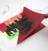 Schablonen und Zubehör für verschiedene Techniken / Templates Serigrafi stencil, ark 20x22 cm, 1 ark