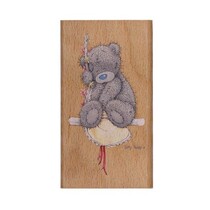 Moi de vous, tatty teddy, timbre en bois