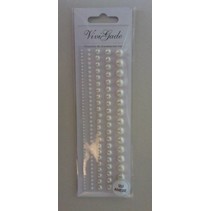 Perles, taille 2-8 mm, blanc, triées 140