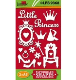 Embellishments / Verzierungen Chip boards, Litle Princess