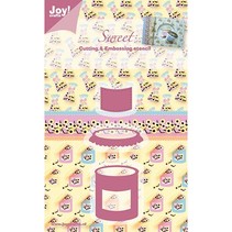 Joy Crafts, søt, godteri, 35x43/43x26/25x21 mm