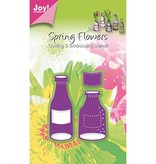Joy!Crafts und JM Creation Joy Crafts, bottles and labels, 31x55/27x71/21x18mm