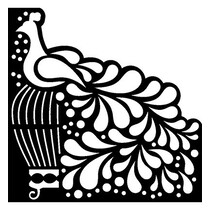 Mask Stencil Bird, diseños, 15 x 15 cm