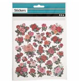 Sticker Folie stickervel 15x16, 5 cm, rozen, 1 vel