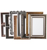 KARTEN und Zubehör / Cards Frame, folha de 26,2 x18, 5 cm, cores metálicas, tipo 16. Folha