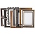 KARTEN und Zubehör / Cards Frame, vel 26,2 x18, 5 cm, metallic kleuren, 16 sorteren. Vel