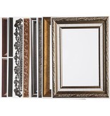 KARTEN und Zubehör / Cards Frame, sheet 26,2 x18, 5 cm, metallic colors, 16 sort. Sheet