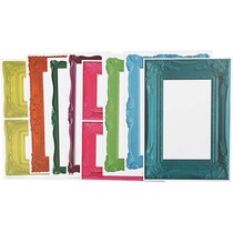 Frame, sheet 26,2 x18, 5 cm, bold colors, 16 sort. Sheet