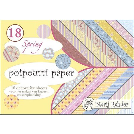 DESIGNER BLÖCKE  / DESIGNER PAPER bloc de designer, A5-pot-pourri-papier