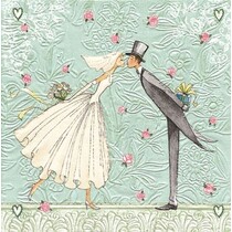 Nouveau 5 serviettes en papier: Mariage