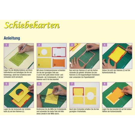 REDDY Om sjabloon te schuiven kaart te ontwerpen