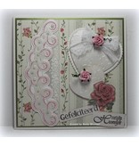 Joy!Crafts und JM Creation Frontera de la plantilla del bordado