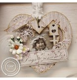 Joy!Crafts und JM Creation Gioia Artigianato, taglio e goffratura stencil Birdhouse