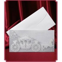 Edele kortet som invitasjon-kort eller bord dekorasjon for bryllupet !! 3 piece