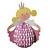 Kinder Bastelsets / Kids Craft Kits Lantern Set Princess, 20cm i diameter, 37,5 cm inkl. Rod + LED lys