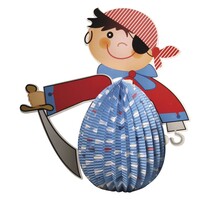 Linterna del pirata del sistema, 20 cm de diámetro, 35.5cm, incl. Luz de Rod + LED