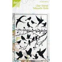 Clear stempels, vogels, 148x210 mm