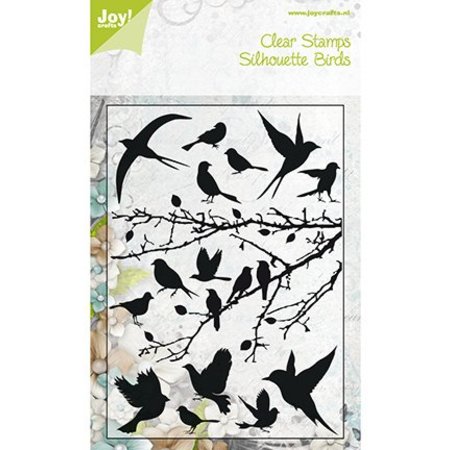 Joy!Crafts und JM Creation Timbri trasparenti, uccelli, 148x210 mm