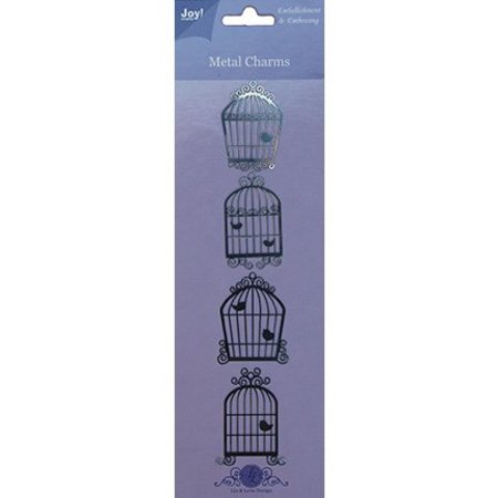 Embellishments / Verzierungen Joy Crafts, Metal Charms, 3 stykker