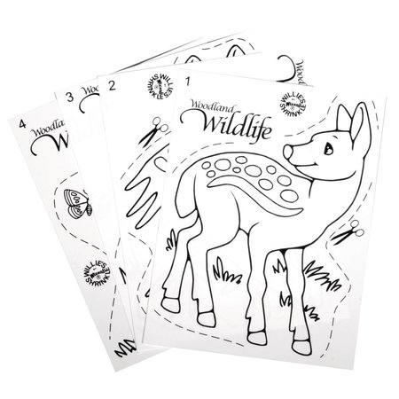 Kinder Bastelsets / Kids Craft Kits Encolher filmes ambientados Wildlife